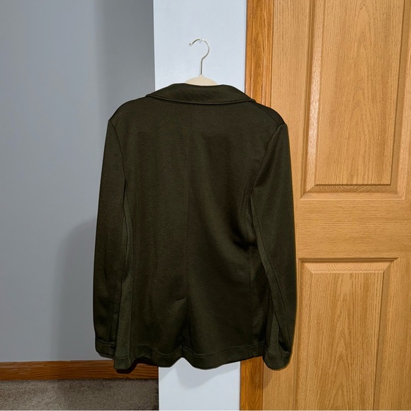 41 Hawthorn Forest Green Button Up Blazer Jacket Women’s Size Large - Picture 2 of 5